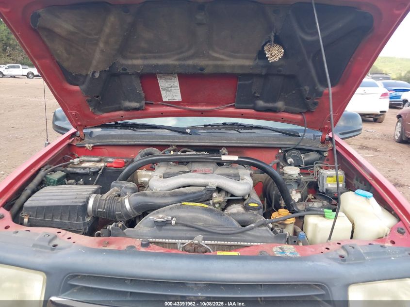 2002 Chevrolet Tracker Hard Top Zr2 VIN: 2CNBJ734926902536 Lot: 43391962