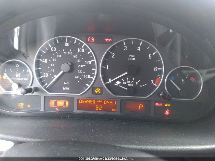 2005 BMW 330I VIN: WBAEV53485KM41144 Lot: 43391967