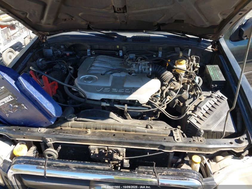 2002 Nissan Pathfinder Se VIN: JN8DR09Y12W702509 Lot: 43391980