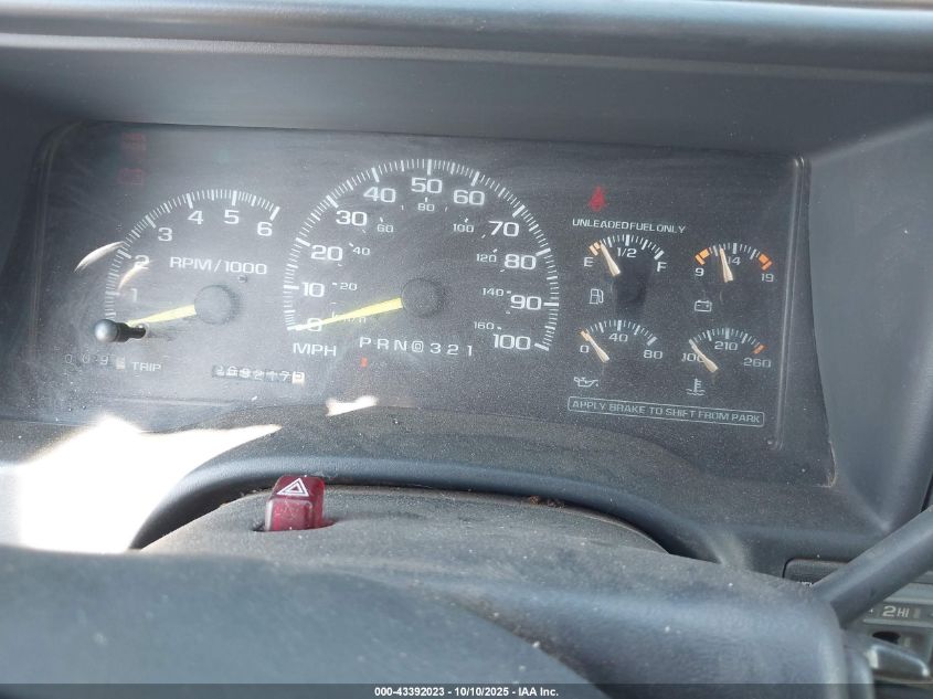 1999 Chevrolet Tahoe Ls VIN: 1GNEK13R1XJ496969 Lot: 43392023