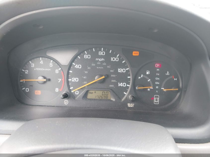 1998 Honda Accord Lx V6 VIN: 1HGCG1648WA062601 Lot: 43392039