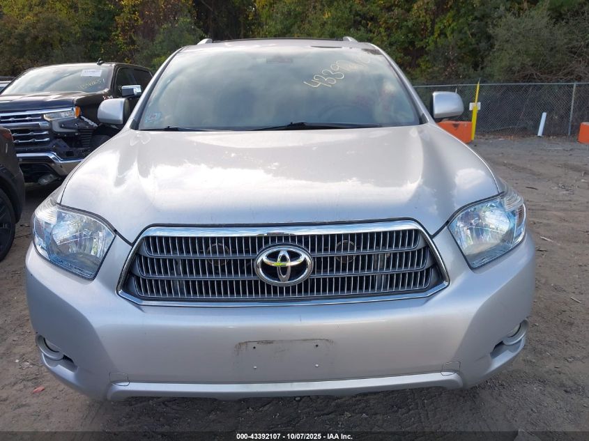 2010 Toyota Highlander Hybrid Limited V6 VIN: JTEJW3EH3A2039976 Lot: 43392107