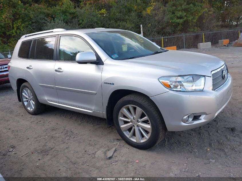 2010 Toyota Highlander Hybrid Limited V6 VIN: JTEJW3EH3A2039976 Lot: 43392107