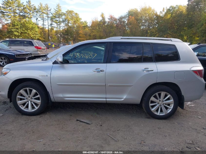 2010 Toyota Highlander Hybrid Limited V6 VIN: JTEJW3EH3A2039976 Lot: 43392107