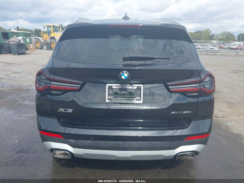 2024 BMW X3 xDrive30I VIN: 5UX53DP04R9X23948 Lot: 43392178