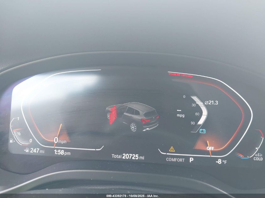 2024 BMW X3 xDrive30I VIN: 5UX53DP04R9X23948 Lot: 43392178