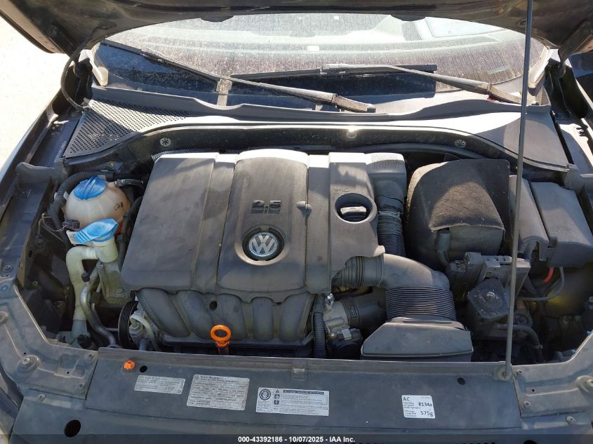 2012 Volkswagen Passat 2.5L Se VIN: 1VWBP7A36CC042730 Lot: 43392186