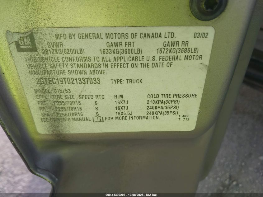 2006 Chevrolet Silverado 1500 Lt1 VIN: 1GCEC19V76Z280649 Lot: 43392203