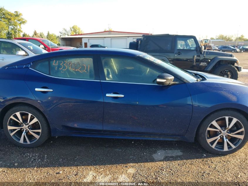2017 Nissan Maxima 3.5 Sv VIN: 1N4AA6AP7HC410262 Lot: 43392221
