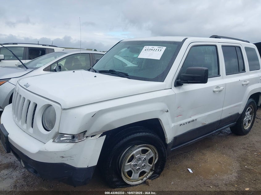 2014 Jeep Patriot Sport VIN: 1C4NJRBB0ED845971 Lot: 43392233