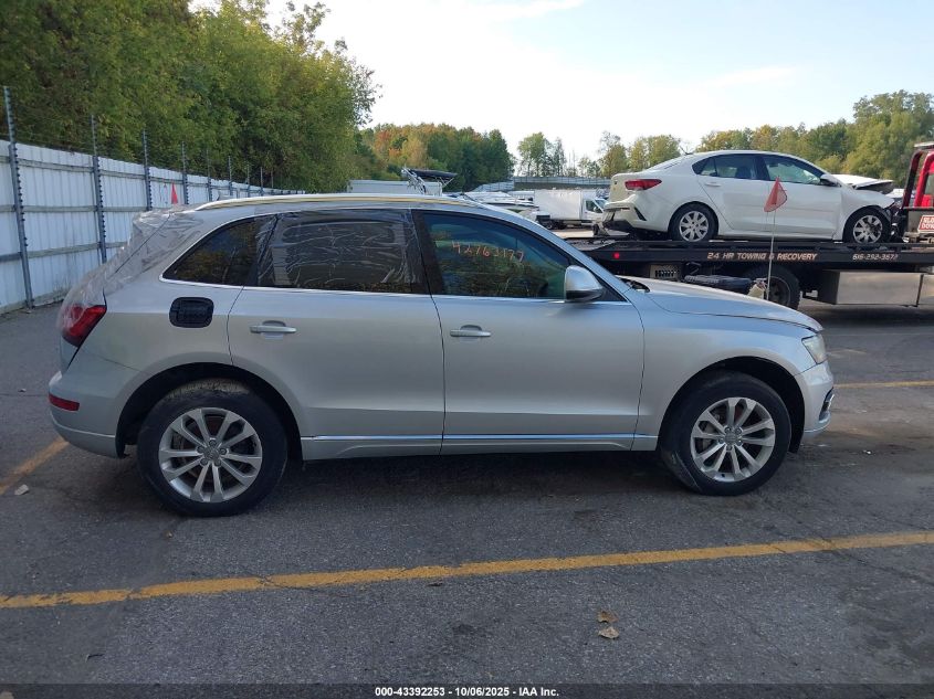 2014 Audi Q5 2.0T Premium VIN: WA1LFAFP3EA013875 Lot: 43392253