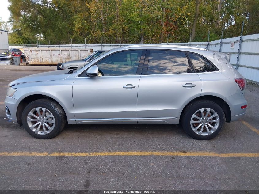 2014 Audi Q5 2.0T Premium VIN: WA1LFAFP3EA013875 Lot: 43392253