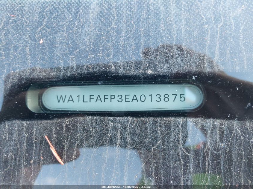 2014 Audi Q5 2.0T Premium VIN: WA1LFAFP3EA013875 Lot: 43392253