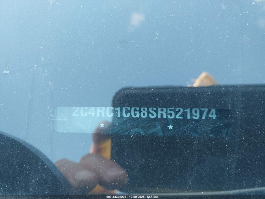 2025 Chrysler Voyager Lx VIN: 2C4RC1CG8SR521974 Lot: 43392279