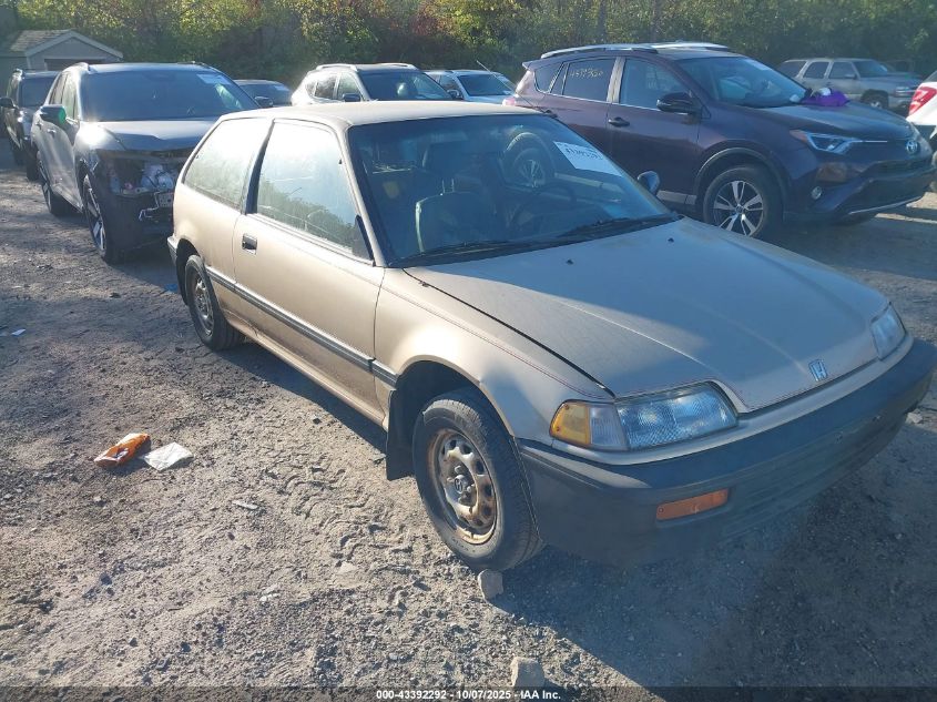 1989 Honda Civic Dx VIN: 2HGED6351KH517554 Lot: 43392292