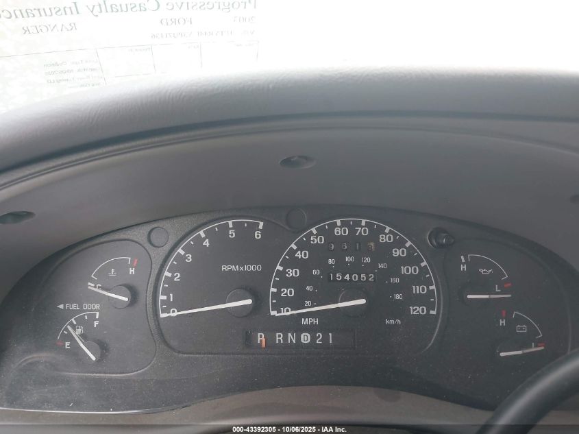 2003 Ford Ranger Edge/Tremor/Xlt VIN: 1FTYR44UX3PB71136 Lot: 43392305