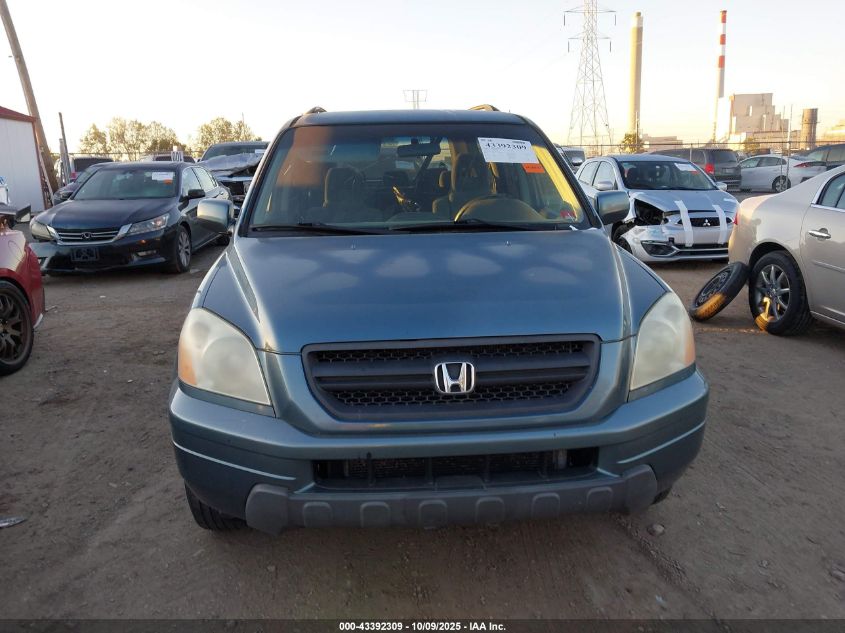 2005 Honda Pilot Ex VIN: 5FNYF18475B059036 Lot: 43392309