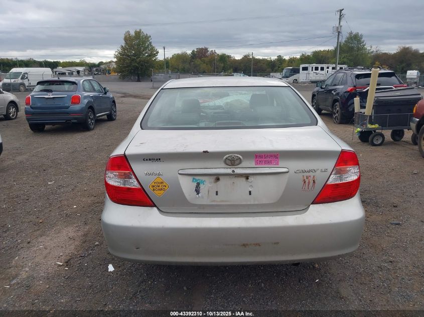 2003 Toyota Camry Le VIN: 4T1BE30K83U685869 Lot: 43392310