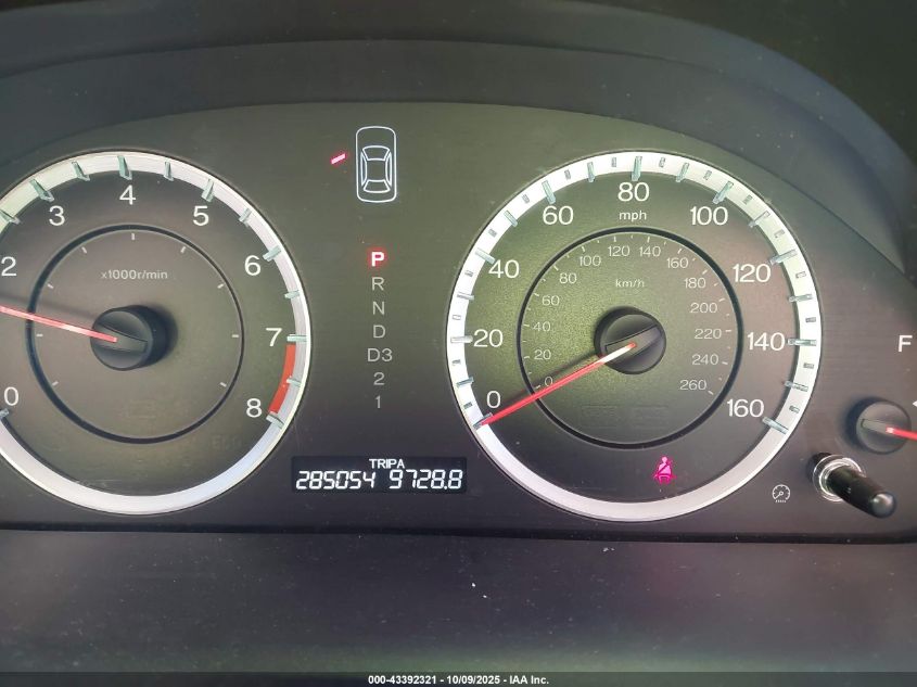 2011 Honda Accord 2.4 Ex-L VIN: 1HGCP2F87BA133323 Lot: 43392321