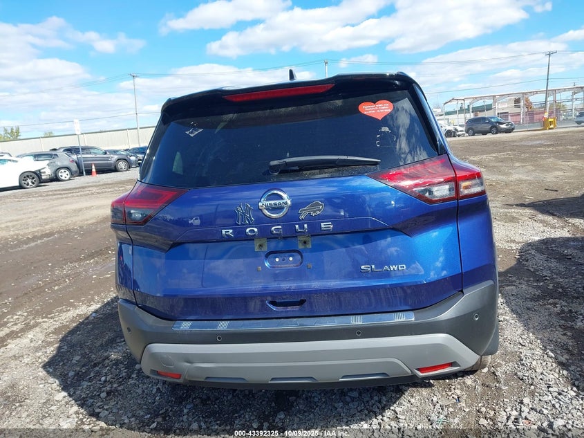 2021 Nissan Rogue Sl Intelligent Awd VIN: JN8AT3CB0MW241543 Lot: 43392325