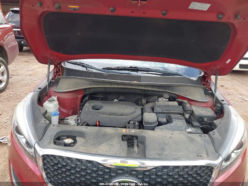 2018 Kia Sorento 2.4L Lx VIN: 5XYPG4A31JG341655 Lot: 43392398