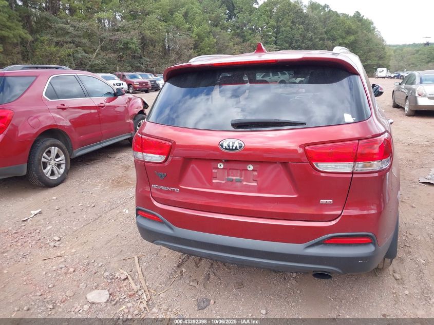 2018 Kia Sorento 2.4L Lx VIN: 5XYPG4A31JG341655 Lot: 43392398