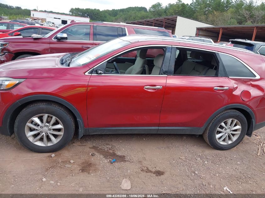 2018 Kia Sorento 2.4L Lx VIN: 5XYPG4A31JG341655 Lot: 43392398