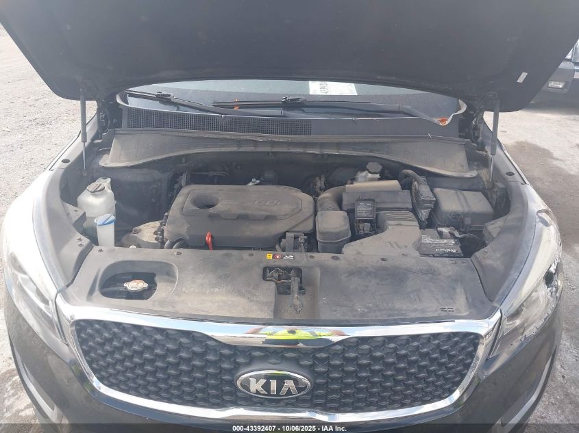 2016 Kia Sorento 2.4L Lx VIN: 5XYPG4A38GG076905 Lot: 43392407