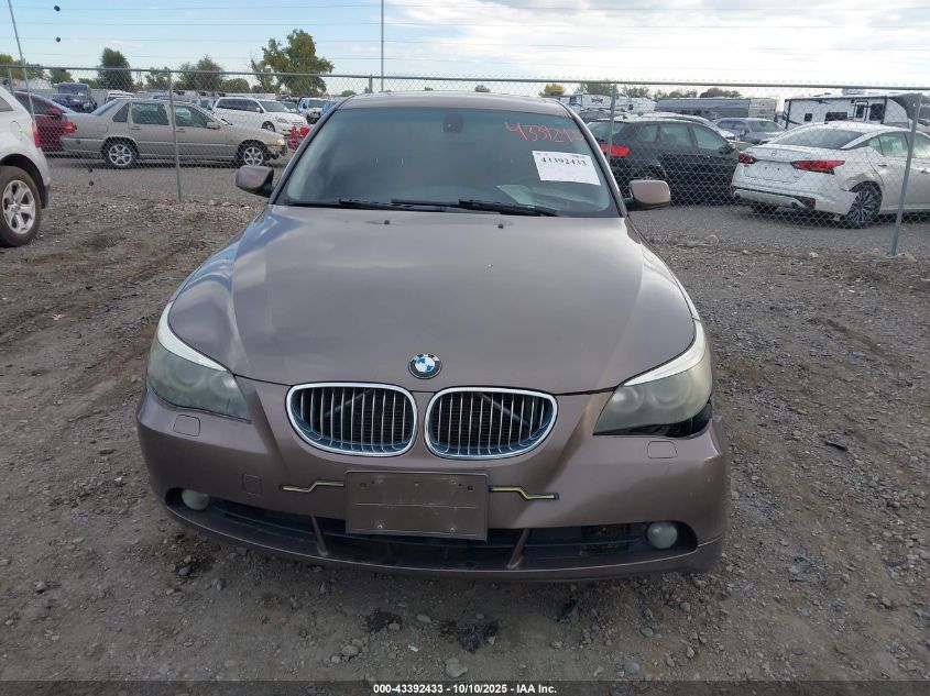 2004 BMW 530I VIN: WBANA73564B804975 Lot: 43392433