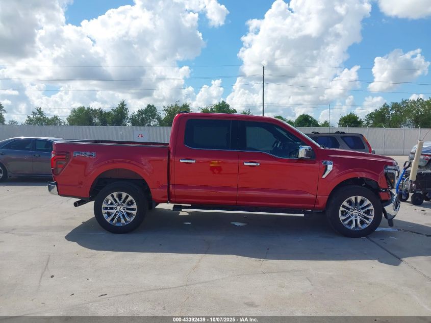 2024 Ford F-150 Lariat VIN: 1FTFW5L5XRFB96620 Lot: 43392439