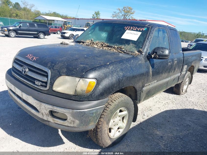 2001 Toyota Tundra Sr5 V8 VIN: 5TBRT34141S144239 Lot: 43392445