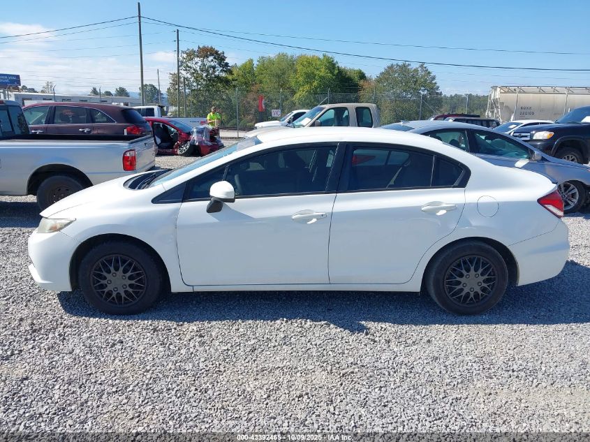 2015 Honda Civic Lx VIN: 19XFB2E54FE041400 Lot: 43392465