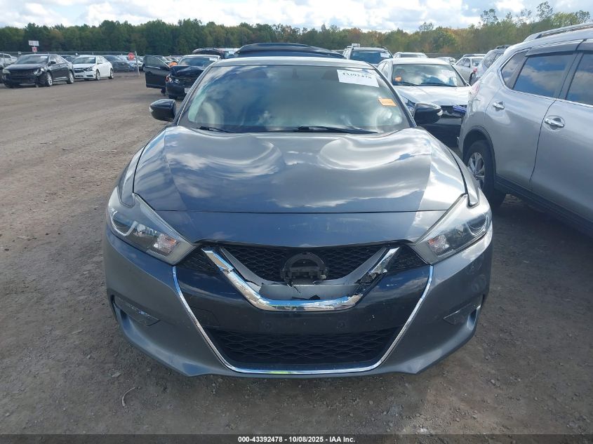 2017 Nissan Maxima 3.5 Sr VIN: 1N4AA6AP7HC436991 Lot: 43392478
