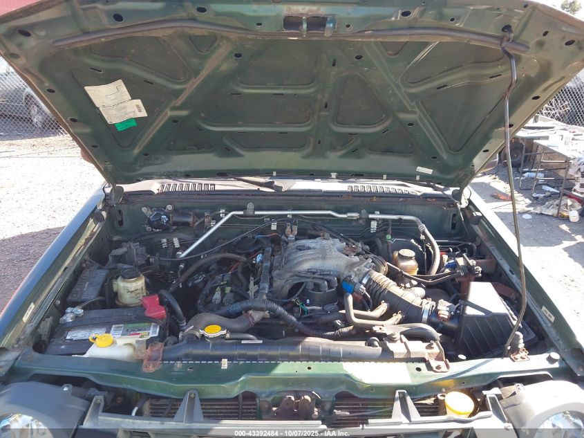 2002 Nissan Xterra Xe VIN: 5N1ED28Y92C595220 Lot: 43392484