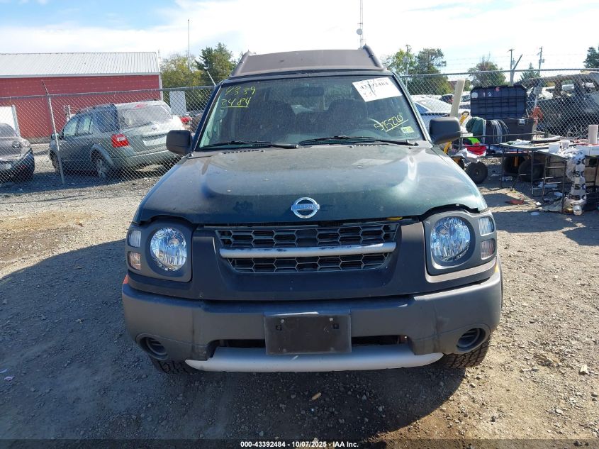 2002 Nissan Xterra Xe VIN: 5N1ED28Y92C595220 Lot: 43392484