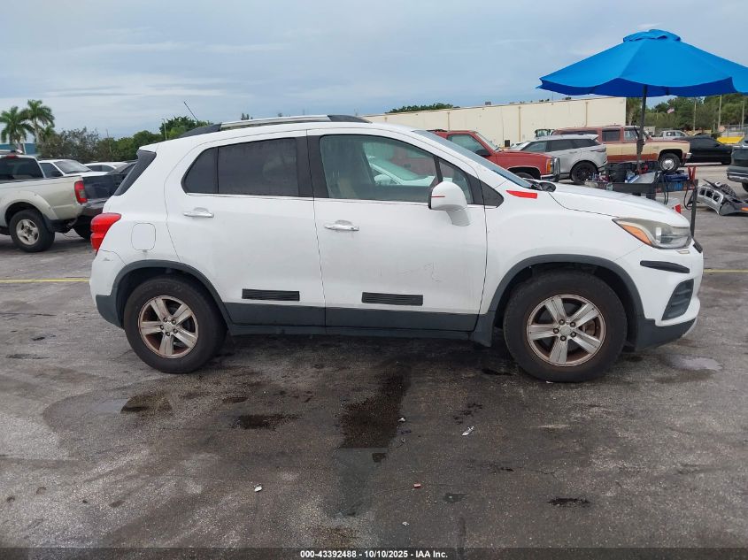 2017 Chevrolet Trax Lt VIN: 3GNCJLSBXHL188218 Lot: 43392488
