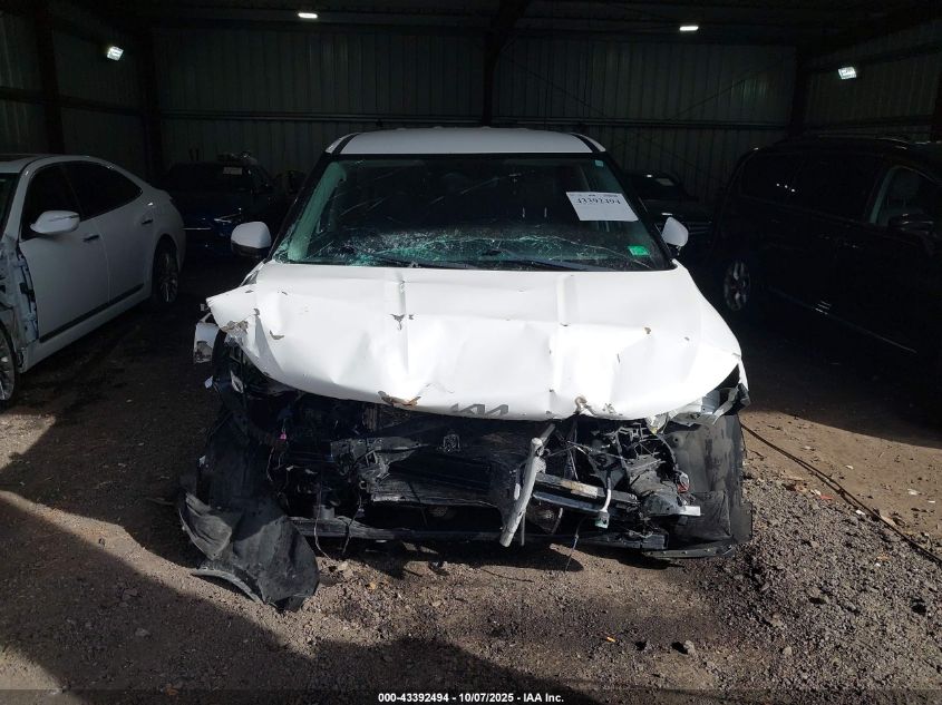 2022 Kia Carnival Mpv Lx Seat Package VIN: KNDNB4H38N6157902 Lot: 43392494