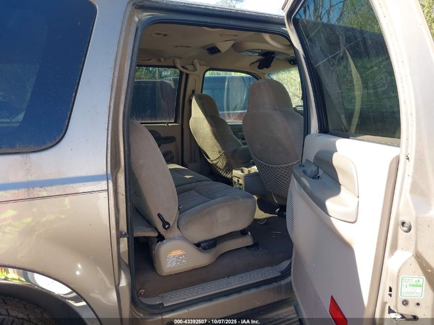 2000 Ford Excursion Xlt VIN: 1FMNU40SXYEC79017 Lot: 43392507