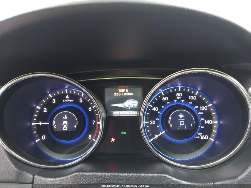 2014 Hyundai Sonata Se VIN: 5NPEC4AC6EH893234 Lot: 43392549