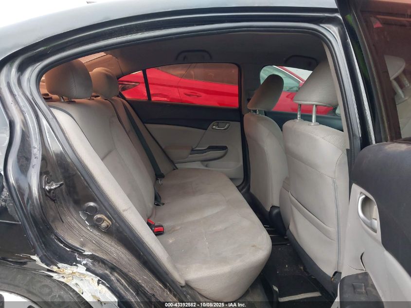 2013 Honda Civic Lx VIN: 19XFB2F56DE257597 Lot: 43392582