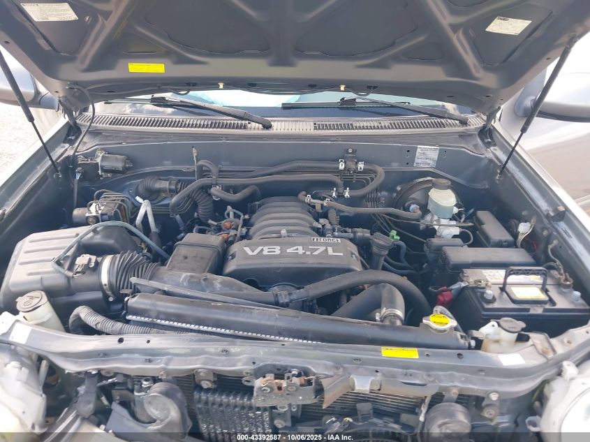 2005 Toyota Sequoia Sr5 V8 VIN: 5TDZT34A65S247160 Lot: 43392587