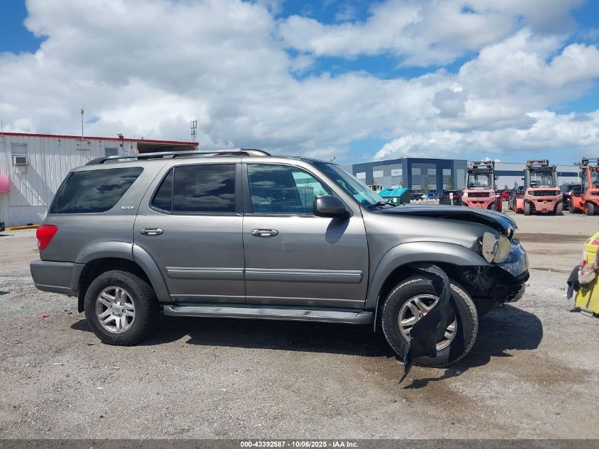 2005 Toyota Sequoia Sr5 V8 VIN: 5TDZT34A65S247160 Lot: 43392587