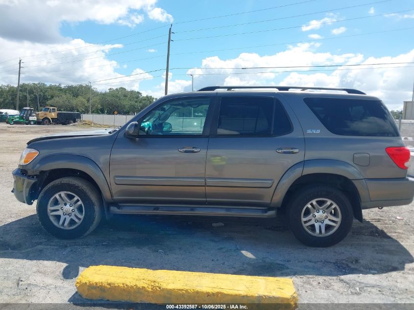 2005 Toyota Sequoia Sr5 V8 VIN: 5TDZT34A65S247160 Lot: 43392587