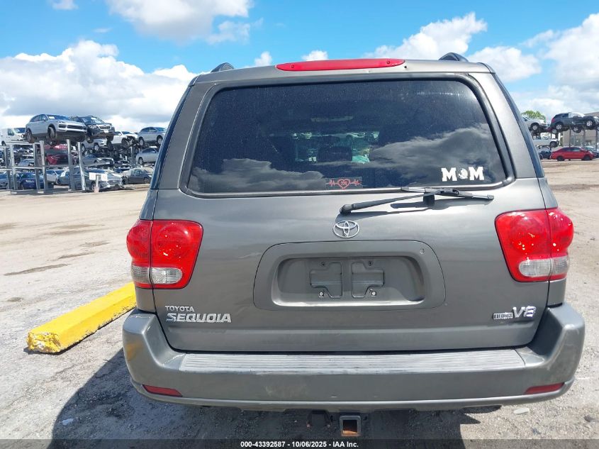 2005 Toyota Sequoia Sr5 V8 VIN: 5TDZT34A65S247160 Lot: 43392587