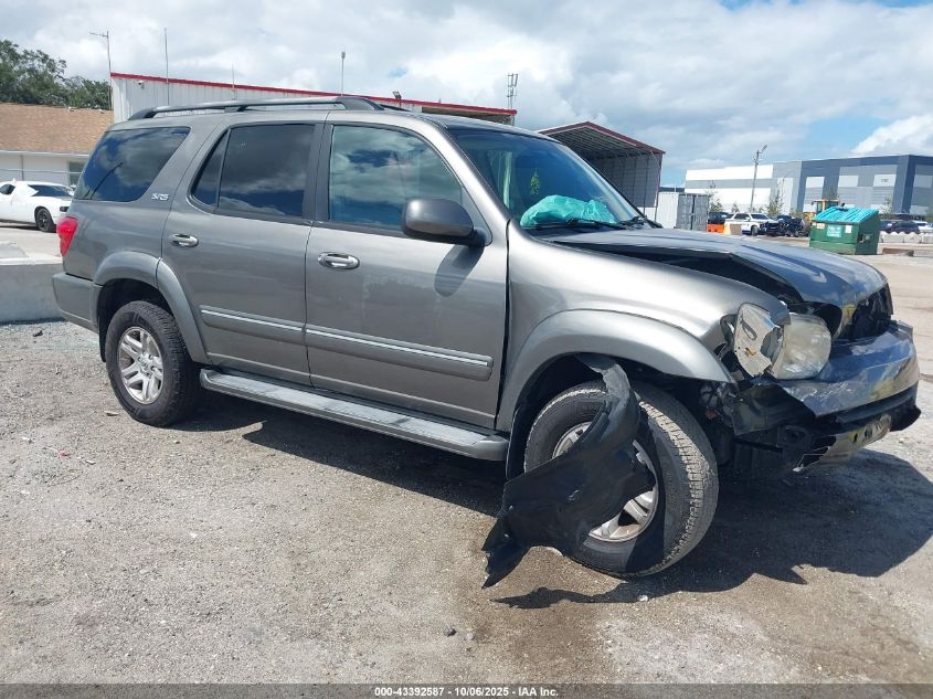 2005 Toyota Sequoia Sr5 V8 VIN: 5TDZT34A65S247160 Lot: 43392587