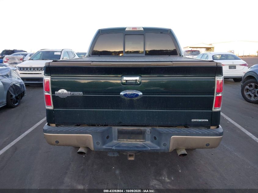 2013 Ford F-150 King Ranch VIN: 1FTFW1EF9DKE08938 Lot: 43392604