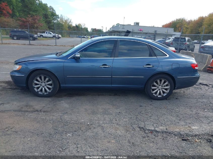 2009 Hyundai Azera Limited VIN: KMHFC46F49A356863 Lot: 43392612