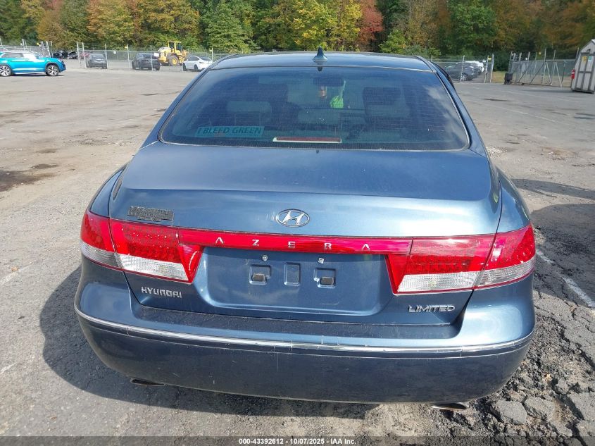 2009 Hyundai Azera Limited VIN: KMHFC46F49A356863 Lot: 43392612