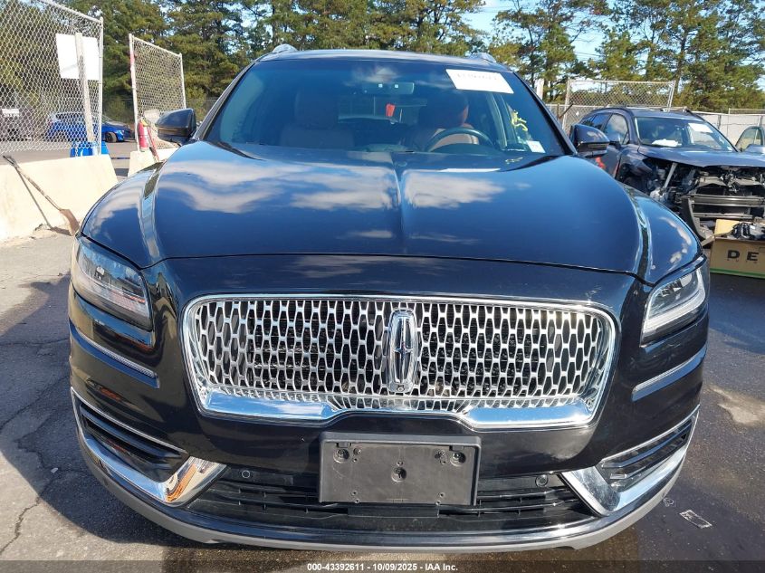 2020 Lincoln Nautilus Reserve VIN: 2LMPJ8K99LBL30356 Lot: 43392611