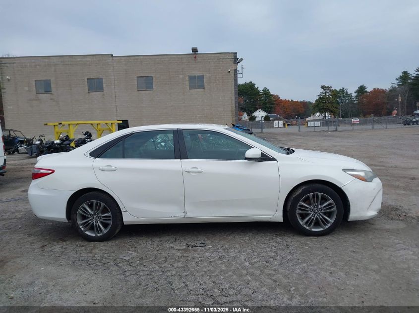 2016 Toyota Camry Se VIN: 4T1BF1FK4GU192379 Lot: 43392655
